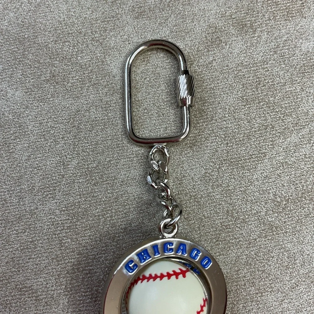 Chicago Baseball‎ Keychain Key ring Cubs Fan Gift